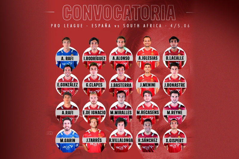 Convocatoria de los RedSticks para la Pro League de Terrassa Convocatoria de los RedSticks para la Pro League de Terrassa