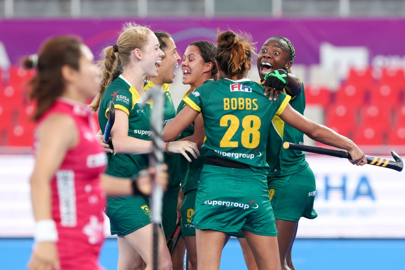 Remontada de Sudáfrica y golpe de autoridad de las Hockeyroos en el cuarto día Remontada de Sudáfrica y golpe de autoridad de las Hockeyroos en el cuarto día